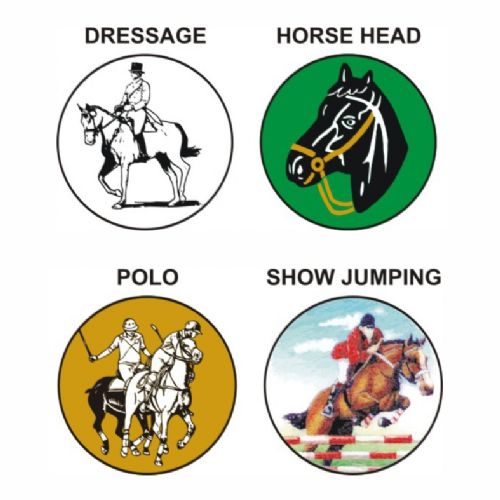 Horse Riding pk of 5 25mm centres-